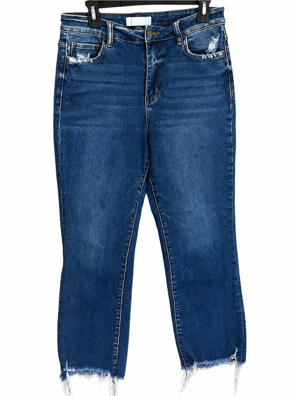 Vervet x Flying Monkey Bella Dark Wash Distressed Jeans
